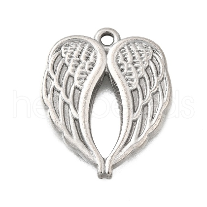 304 Stainless Steel Pendants STAS-Q362-10P-1