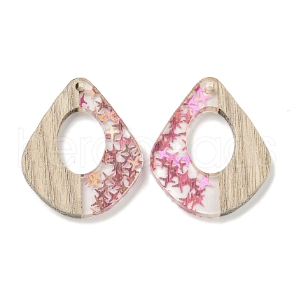 Wooden Pendants FIND-B042-07C-1