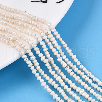 Natural Cultured Freshwater Pearl Beads Strands PEAR-N013-02K-1