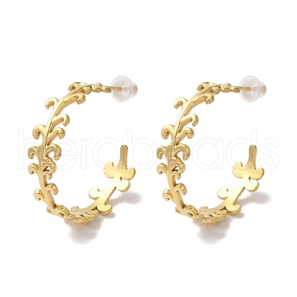 201 Stainless Steel Stud Errings EJEW-B059-10G-1