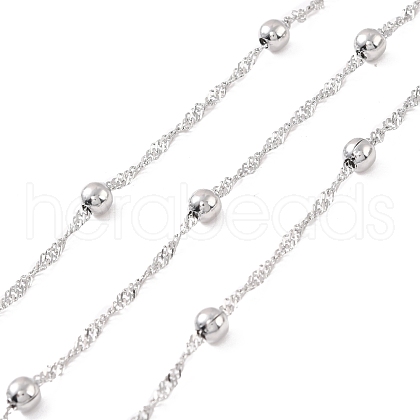 Tarnish Resistant 304 Stainless Steel Satellite Chains CHS-P015-01P-1