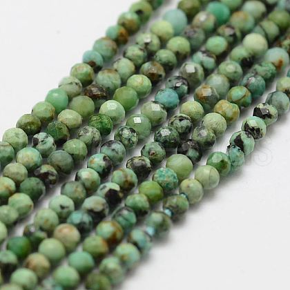 Natural Turquoise Bead Strands G-P270-2mm-18-1