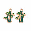 Alloy Enamel Pendants ENAM-T016-04KC-RS-2