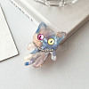 Cellulose Acetate(Resin) Alligator Hair Clips PW-WG42966-03-1