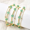 Natural Gemstone Bracelets BJEW-D330-01G-4