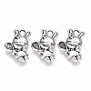 Tibetan Style Alloy Pendants TIBEP-S319-087AS-RS-2