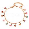 Alloy Enamel Anklets FS-WG7BDB3-08-2