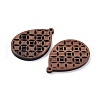 Walnut Wood Laser Cut Pendants X-WOOD-Q051-04J-2