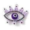 Seed Glass & Lampwork Pendant PALLOY-MZ00242-02-1