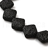 Dyed Natural Lava Rock Beads Strands G-A264-A03-01B-3
