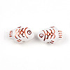 Handmade Porcelain Beads PORC-N009-07D-4