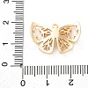 Brass Rhinestone Pendants KK-E973-11G-3