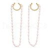 Brass Cuff Earrings EJEW-JE04356-2