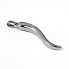 Tarnish Resistant 304 Stainless Steel Pendants STAS-K087-09P-2