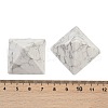 Natural Howlite Orgonite Pyramid Display Decorations G-C186-07F-2