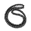 Non-Magnetic Synthetic Hematite Beads Strands G-H1624-4mm-AB-3