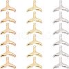 SUPERFINDINGS 18Pcs 3 Colors Brass Charms KK-FH0002-40-1