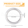304 Stainless Steel Linking Rings FIND-WH0148-070A-2