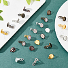 Brass Clip-on Earring Settings KK-PH0035-28-5