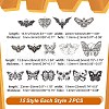 ARRICRAFT 45pcs 15 styles Halloween Alloy Enamel & Tibetan Style Pendants ENAM-AR0001-56-2