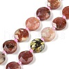 Natural Plum Blossom Jasper Beads Strands G-C116-A16-01-2