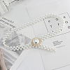 Alloy Crystal Rhinestone & Plastic Imitation Pearl Beaded Waist Belly Chains for Women FS-WG4F3BE-01-2