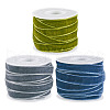  30 Yards 3 Colors Single Face Velvet Ribbon SRIB-TA0001-08-10