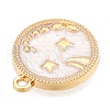 Alloy Enamel Pendants ENAM-T021-03A-2