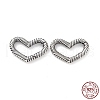 925 Sterling Silver Spring Gate Rings STER-D036-04AS-4