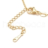 Brass Pendant Necklaces NJEW-D294-01G-4