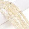 Natural White African Opal Beads Strands G-N346-04A-10-3