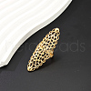 Fashionable Hollow Out Pattern Brass Cuff Rings for Women MY4102-2-1