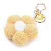 Flower Plush Pendant Keychain KEYC-F039-06-2