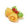 Christmas Theme Opaque Resin Decoden Cabochons CRES-B022-05E-2