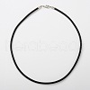 Cowhide Leather Necklace Making X-AJEW-JW00001-03-1