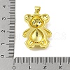 Brass Micro Pave Cubic Zirconia Pendants KK-E111-10G-3