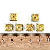 Brass Rhinestone Spacer Beads RSB074NF-13G-4