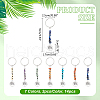 Flat Round with Tree of Life Alloy Keychain KEYC-AB00076-2