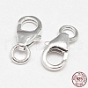925 Sterling Silver Lobster Claw Clasps STER-F014-09C-3