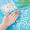 BENECREAT 60Pcs 2 Colors Natural Freshwater Shell Pendants SHEL-BC0001-027-3