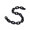 Handmade Opaque Acrylic Cable Chains AJEW-JB00664-01-1