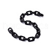 Handmade Opaque Acrylic Cable Chains AJEW-JB00664-01-1