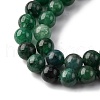Natural Fuchsite Beads Strands G-K393-A02-6mm-4