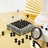 100Pcs 8mm Natural Golden Sheen Obsidian Round Beads DIY-LS0002-42-5