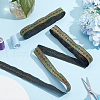 GOMAKERER 2 Rolls Ethnic Style Polyester Ribbon OCOR-GO0001-30B-4