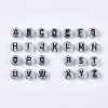 Transparent Acrylic Beads X-TACR-Q101-03-2