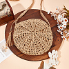 Beebeecraft 1Pc Papyrus Cotton Knitted Crossbody Bags AJEW-BBC0002-27A-4