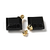 Natural Obsidian Perfume Bottle Pendants G-Z039-05G-03-2