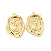 Rack Plating Brass Pendants KK-A214-25G-1
