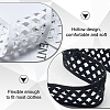 FINGERINSPIRE 10 Yards Polyester Elastic Hollow Wide Band DIY-FG0006-44A-6